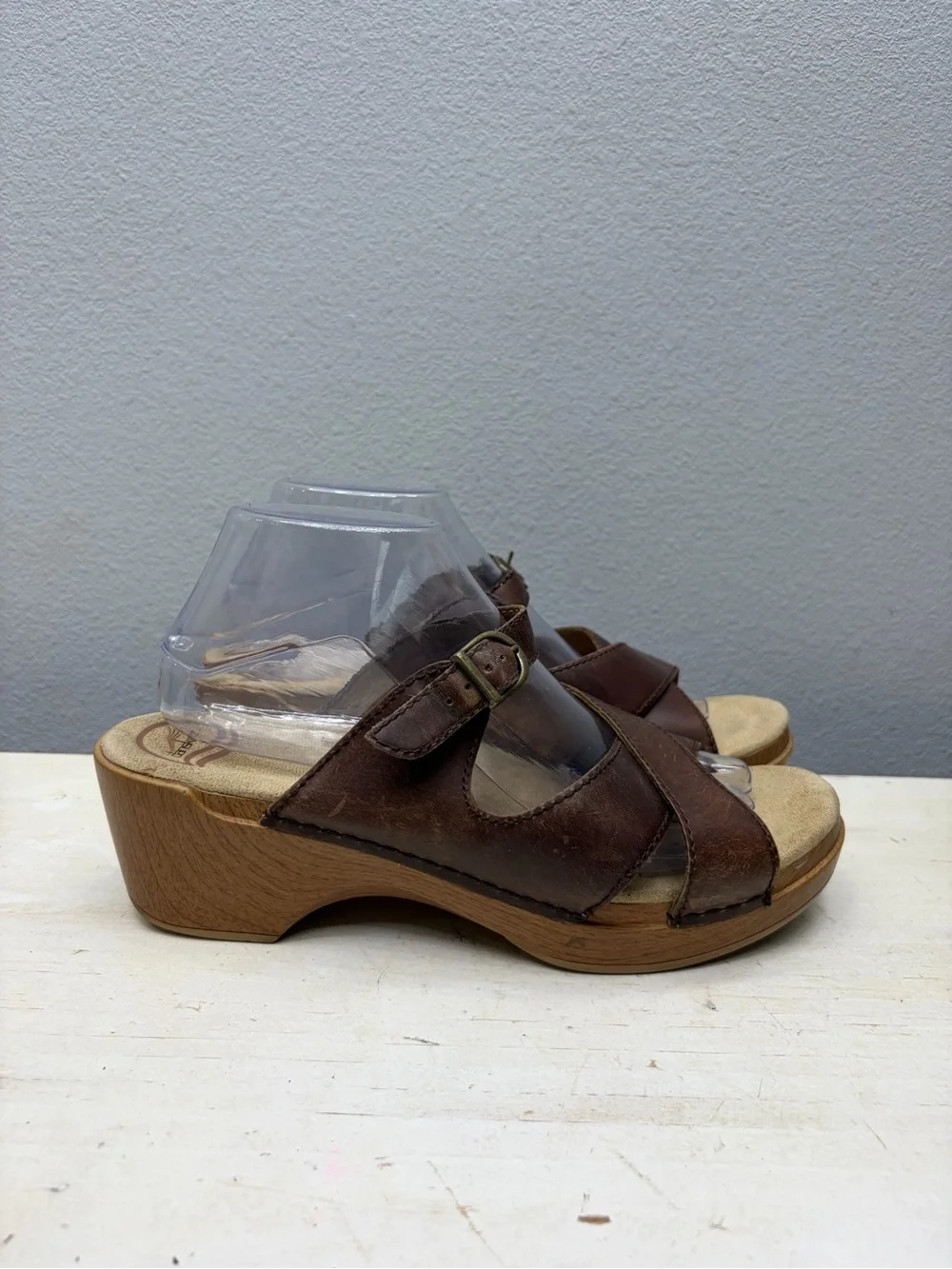 Dansko Brown Leather Sela Sandals Size 41